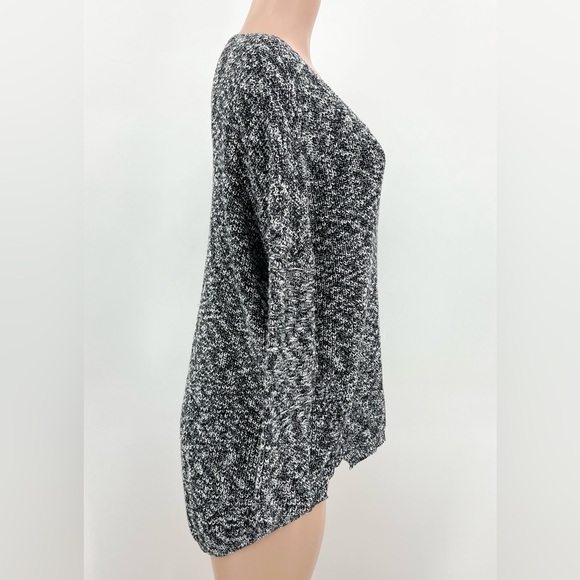 NWT Express Braided Side High-Low Cotton Knit Sweater - Picture 4 of 14